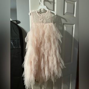 NWOT Tutu Du Monde girls sz 8-9 blush dress